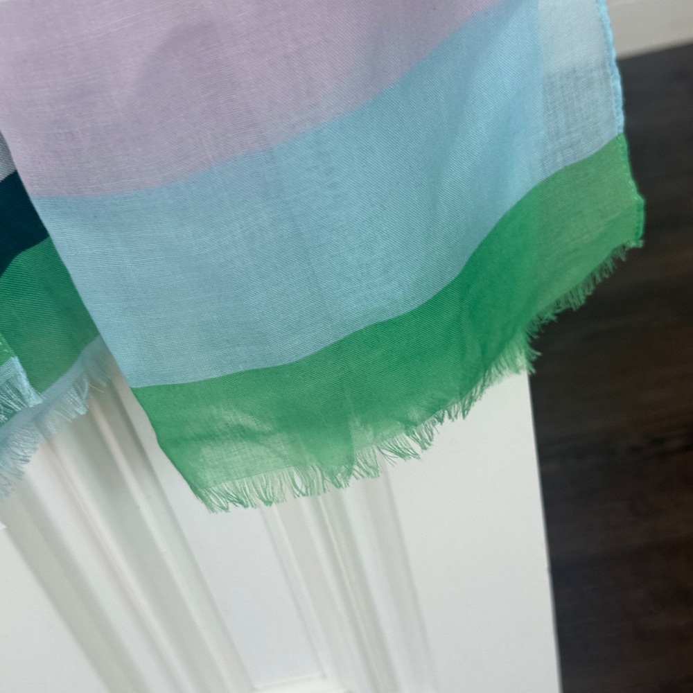 LOFT beach striped scarf NWT - Picture 3 of 6